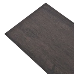 Matériaux De Construction-vidaXL Planches de sol 18 pcs Gris foncé 5,26 m² PVC Chêne gris foncé