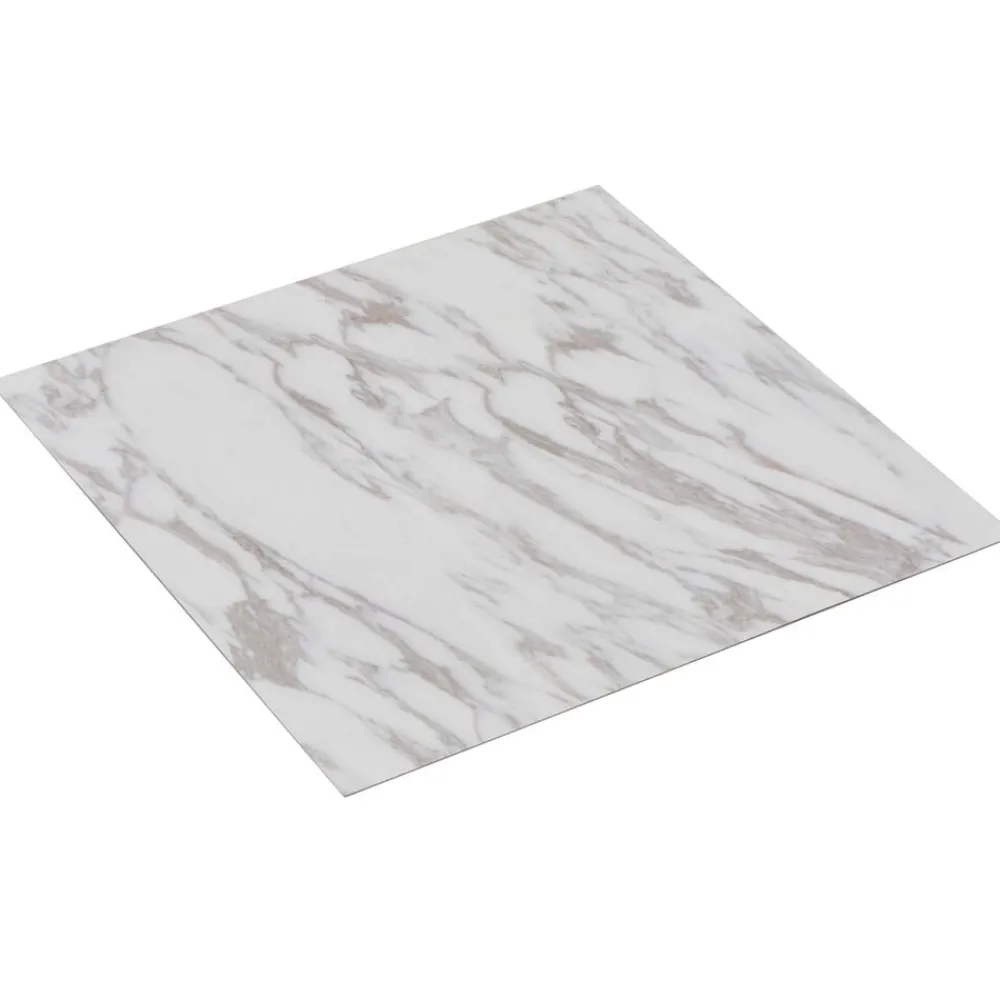 vidaXL Planches de sol 55 pcs Blanc 5,11 m² PVC