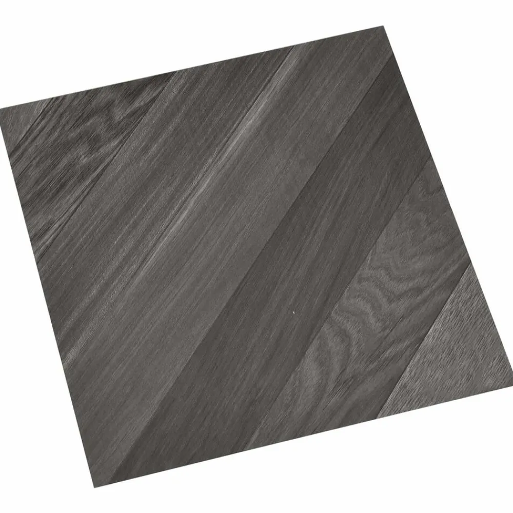 vidaXL Planches de sol 55 pcs Gris 5,11 m² PVC