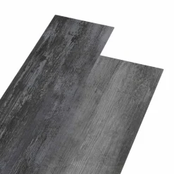vidaXL Planches de Sol Autocollantes 32 pcs Gris brillant 4,46 m² PVC