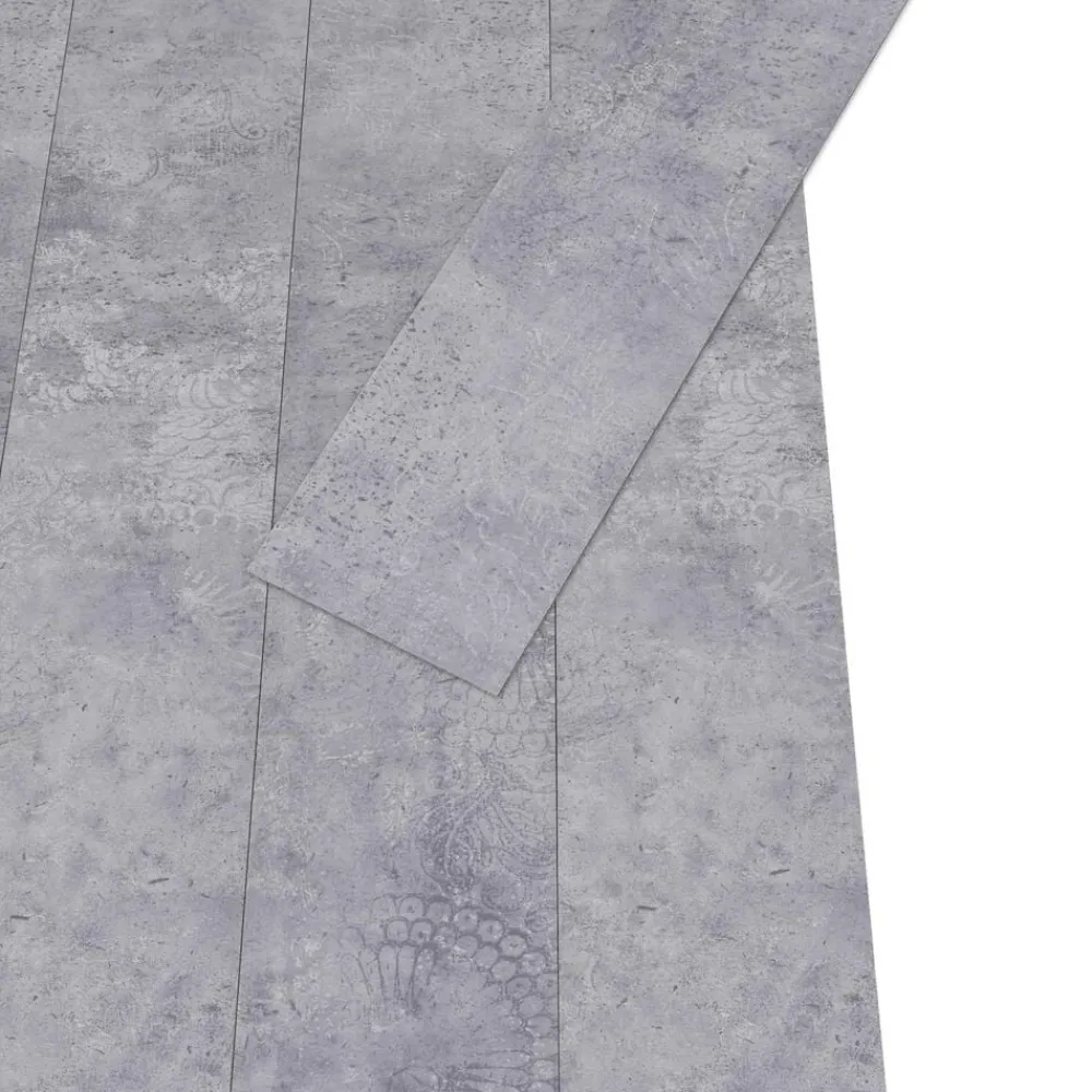 vidaXL Planches de Sol Autocollantes 32 pcs Ciment gris 4,46 m² PVC