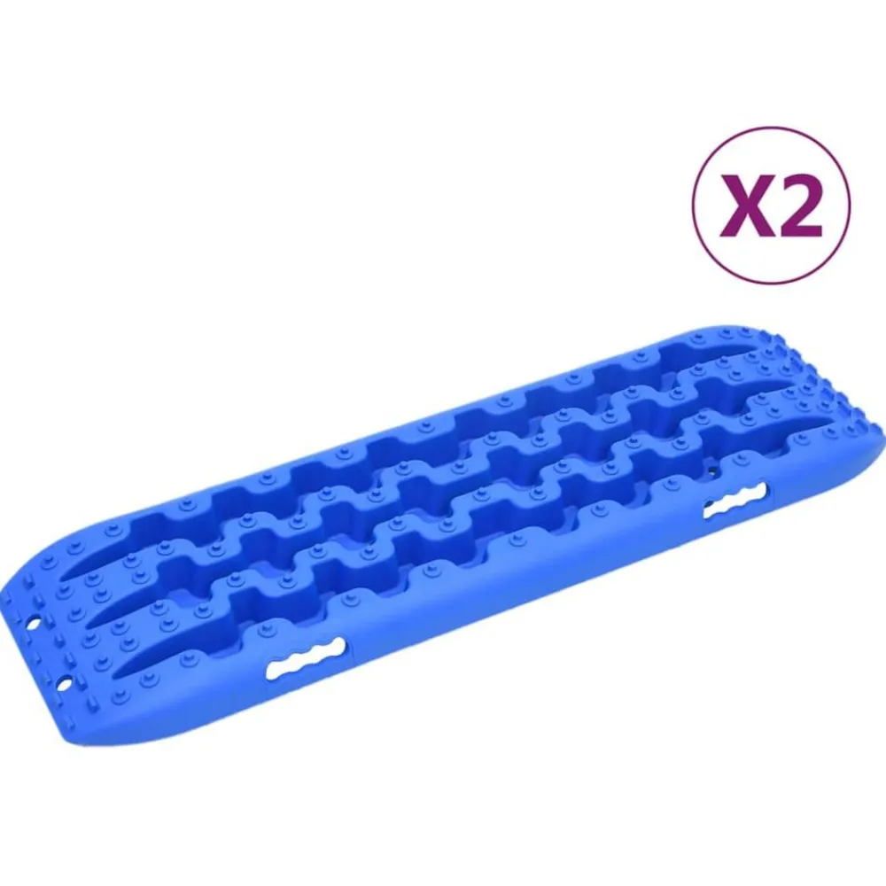 vidaXL Planches de traction 2 pc 106x30,5x7 cm Nylon