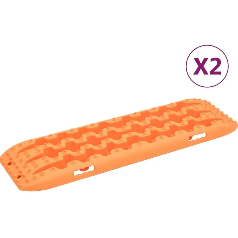 vidaXL Planches de traction 2 pc 106x30,5x7 cm Nylon