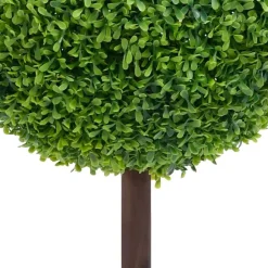 vidaXL Plante de buis artificiel avec pot Forme de boule Vert 71 cm
