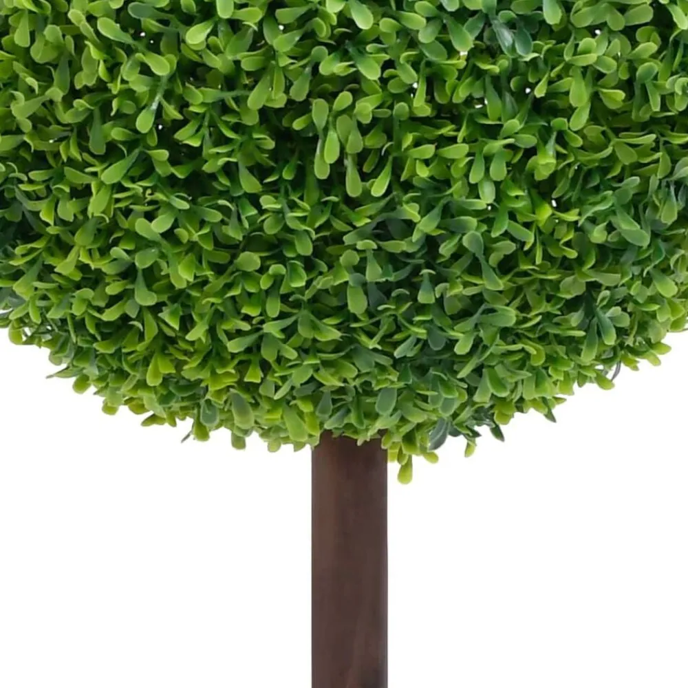 vidaXL Plante de buis artificiel avec pot Forme de boule Vert 71 cm