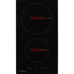 vidaXL Plaque de cuisson à induction 2 brûleurs Contrôle tactile 3500W