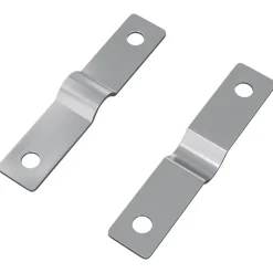Accessoires De Quincaillerie-vidaXL Plaque de frappe 2 pcs Argenté 50 x 10 x 1,2 mm Fer