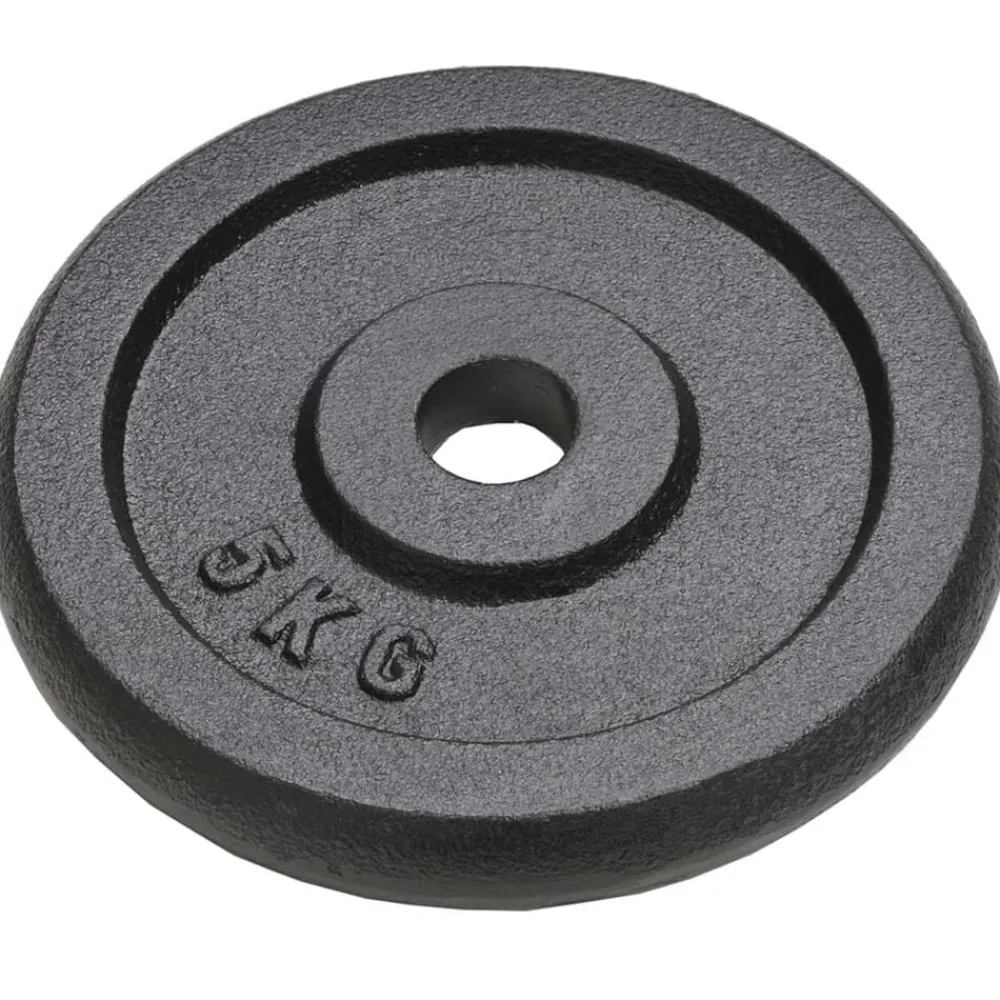 vidaXL Plaque de poids 4 pcs 2 x 10 kg + 2 x 5 kg Fonte