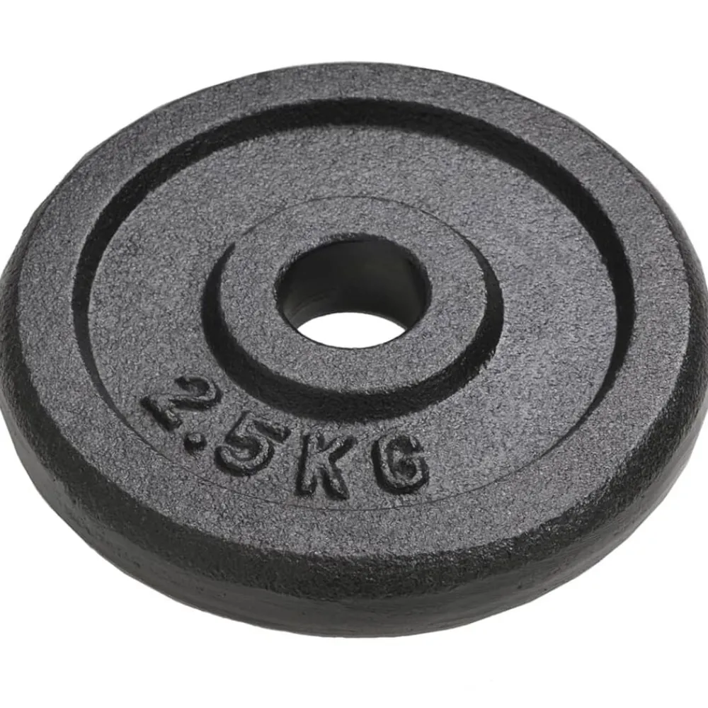 vidaXL Plaque de poids 8 pcs 8x2,5 kg Fonte