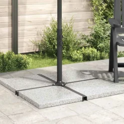 vidaXL Plaque de poids carrée pour parasol Granit 25 kg