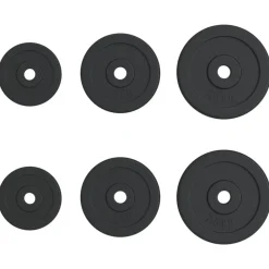 Entraînement & Fitness-vidaXL Plaques de poids 6 pcs 30 kg Fonte