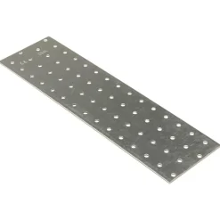 vidaXL Plaques perforées 20 pcs 2 mm 300x80 mm acier galvanisé