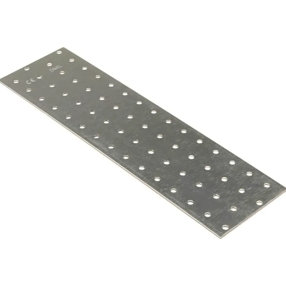 vidaXL Plaques perforées 20 pcs 2 mm 300x80 mm acier galvanisé