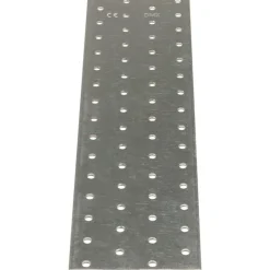 vidaXL Plaques perforées 20 pcs 2 mm 300x80 mm acier galvanisé