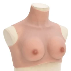Vêtements & Accessoires-vidaXL Plastron en silicone coupe B Naturel