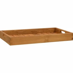 Arts De La Table & Arts Culinaires-vidaXL Plateau de service 60x35 cm Bois de teck massif