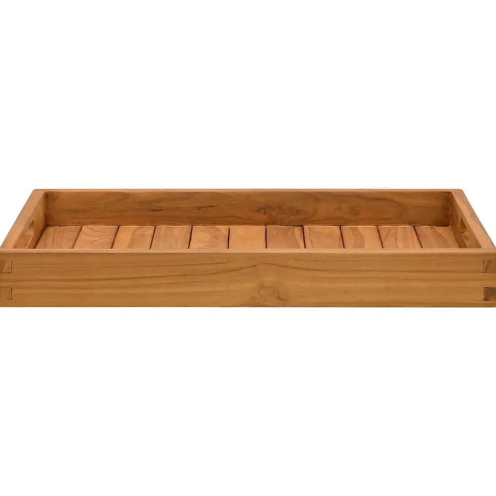 Arts De La Table & Arts Culinaires-vidaXL Plateau de service 60x35 cm Bois de teck massif