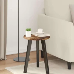 vidaXL Plateau de table Ø 30 x 1,5 cm Bois d'ingénierie
