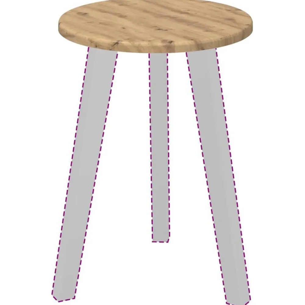 Accessoires Pour Tables-vidaXL Plateau de table chêne artisanal 30 x 30 x 1,5 cm chêne artisanal