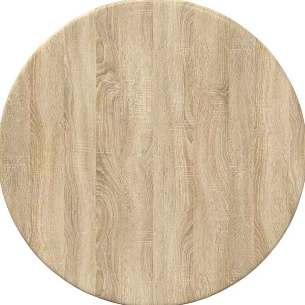 Accessoires Pour Tables-vidaXL Plateau de table Chêne sonoma Ø 30 x 1,5 cm Bois d'ingénierie Chêne sonoma