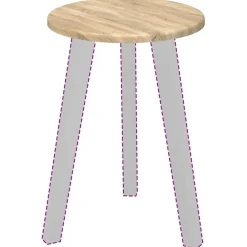 Accessoires Pour Tables-vidaXL Plateau de table Chêne sonoma Ø 30 x 1,5 cm Bois d'ingénierie Chêne sonoma