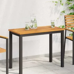 vidaXL Plateau de table Huile Naturelle 80 x 40 x 2 cm