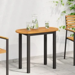 vidaXL Plateau de table Huile Naturelle 80 x 40 x 2 cm