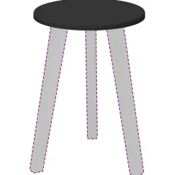 vidaXL Plateau de table Ø 30 x 1,5 cm Bois d'ingénierie