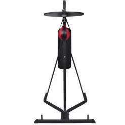 Divers Sports-vidaXL Plateforme avec poire de vitesse et sac de frappe 2 voies