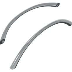 Accessoires De Quincaillerie-vidaXL Poignée 2 pcs Argenté 107 x 3.6 x 23 mm Acier inoxydable