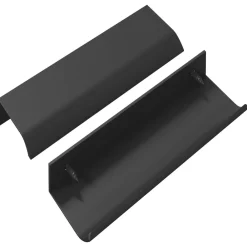 vidaXL Poignée 2 pcs Noir 120 x 39.6 x 17 mm Aluminium