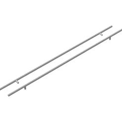 Accessoires De Quincaillerie-vidaXL Poignée de cabinet 2 pcs Argenté 900 mm Acier inoxydable