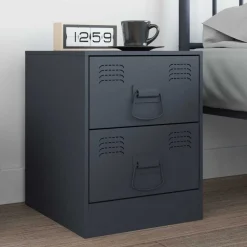 Accessoires De Quincaillerie-vidaXL Poignées de Cabinet 2 pcs 85 x 45 mm Métал Anthracite