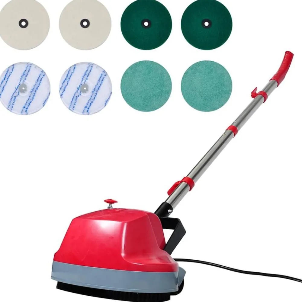 Appareils Électroménagers-vidaXL Polisseuse et laveur de plancher à double tête 5 en 1