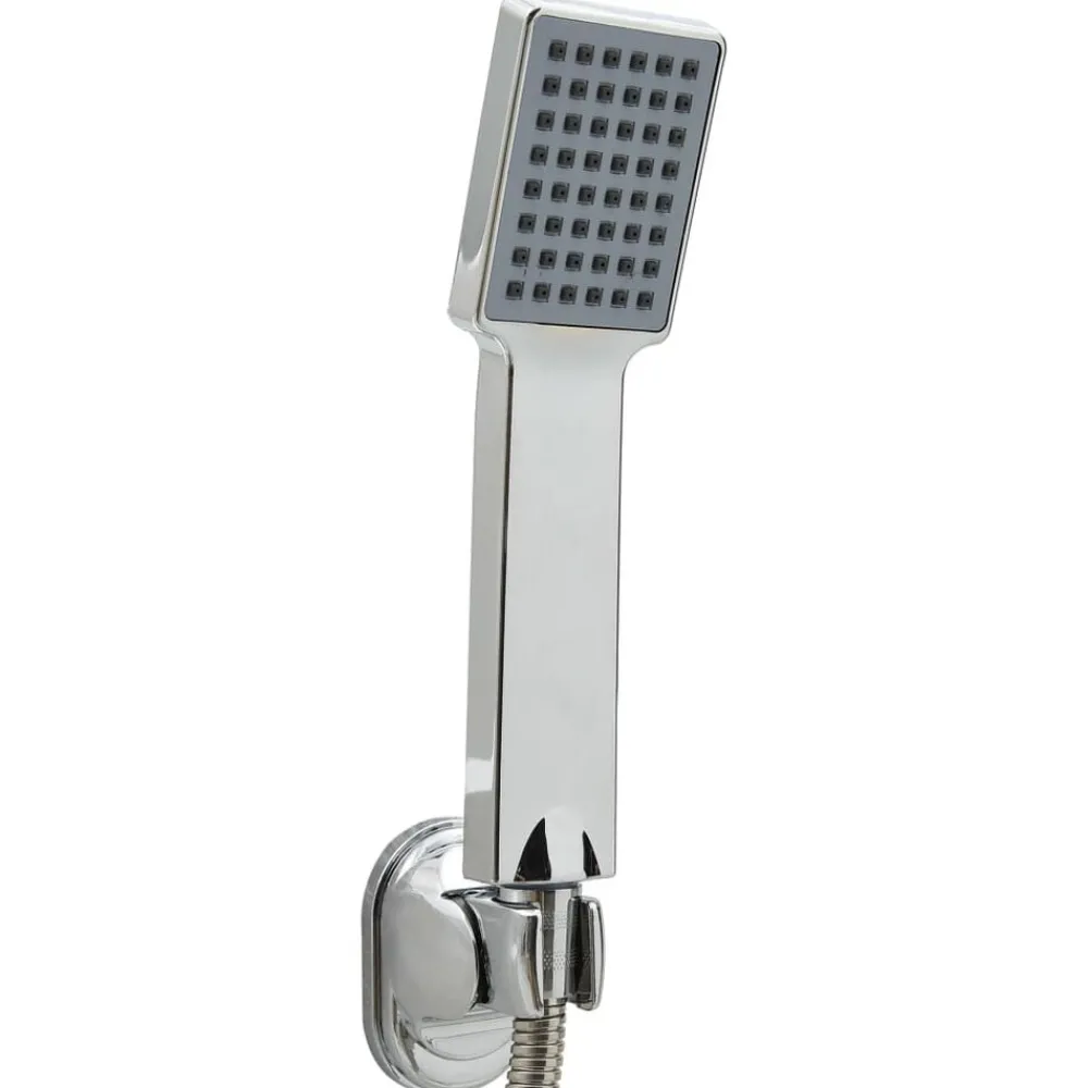 Plomberie-vidaXL Pomme de douche à main avec tuyau de 1,5 m Chrome