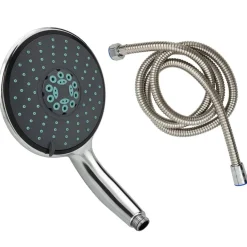 Plomberie-vidaXL Pomme de douche multifonctionnelle à main et tuyau 1,5 m Chrome