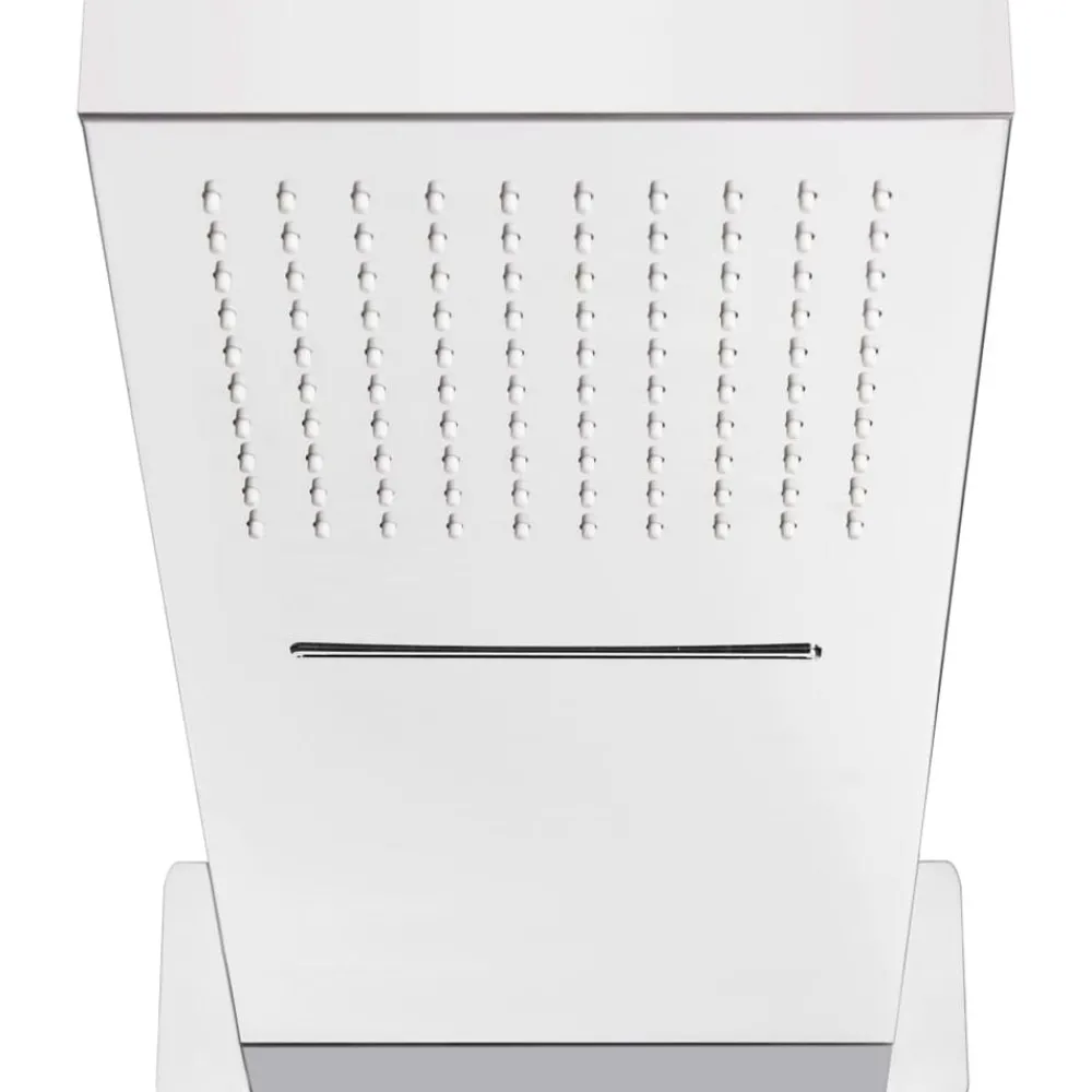 Plomberie-vidaXL Pomme de douche murale Acier inoxydable 201 Argenté