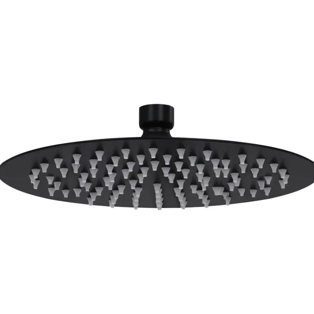 vidaXL Pomme de douche pluie Acier inoxydable 20 cm Ronde