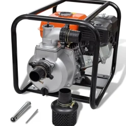 Pompes-vidaXL Pompe à eau à moteur à essence 50 mm Connexion 4800 W