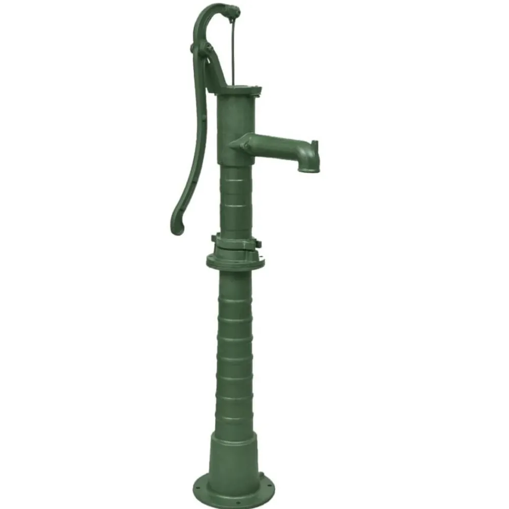 vidaXL Pompe à eau de jardin avec support Fonte