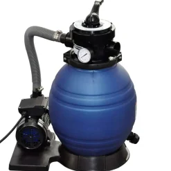 Piscine & Spa-vidaXL Pompe à filtre à sable 400 W 11000 l/h