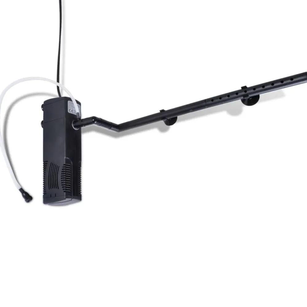 vidaXL Pompe de filtration d'aquarium avec charbon actif 800 L/h