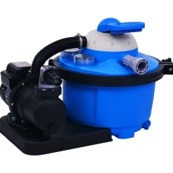 Piscine & Spa-vidaXL Pompe de filtration à sable avec minuterie 450 W 25 L