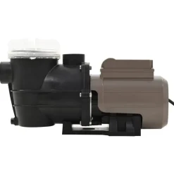 vidaXL Pompe de piscine avec minuterie Noir 0,25 CH 8000 l / h