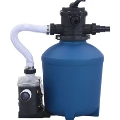 vidaXL Pompe filtrante à sable avec minuterie 530 W 10980 L/h