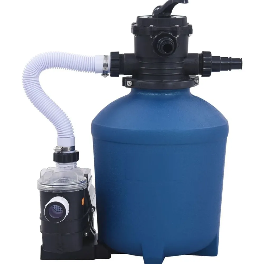 vidaXL Pompe filtrante à sable avec minuterie 530 W 10980 L/h