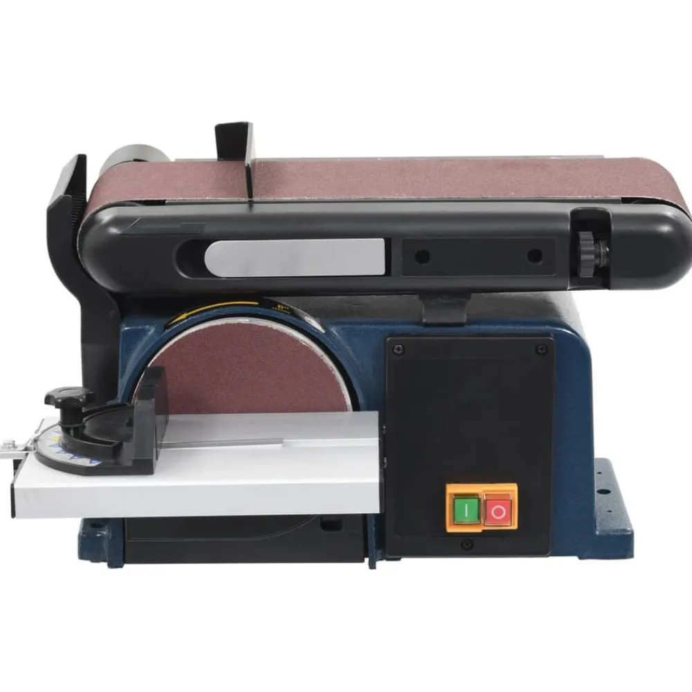 Outils-vidaXL Ponceuse à disque et à bande électrique 370 W 150 mm
