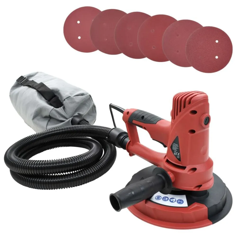 vidaXL Ponceuse pour cloison sèche avec fonction d'aspiration 710 W
