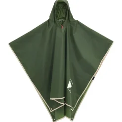 Loisirs De Plein Air-vidaXL Poncho de pluie avec capuche design 2 en 1 223x145 cm Vert