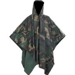 Vêtements & Accessoires-vidaXL Poncho de pluie imperméable pour camping/randonnée Camouflage